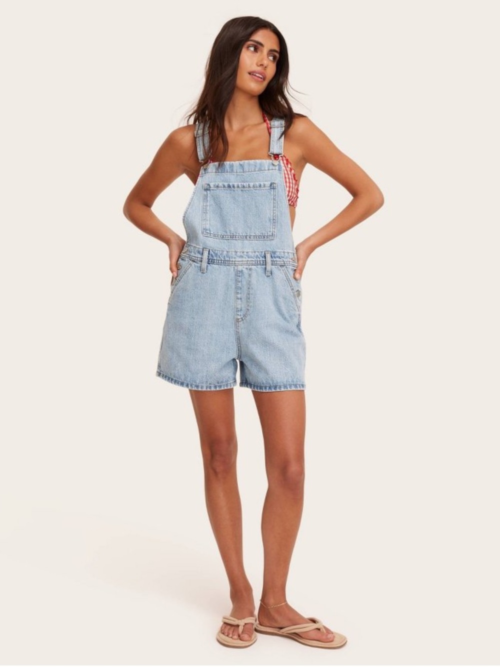 Parke x Target Denim Shortalls Overalls M NWT